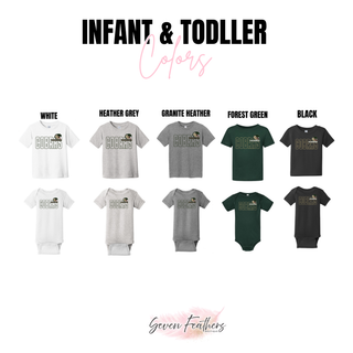 Jackson Heights Cobras Bold Outline Mascot Top - infant and toddler color options