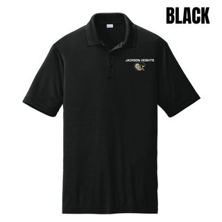 Jackson Heights Cobras Cobra Head Polo in black