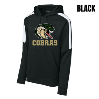 Jackson Heights Cobras Coiled Mascot Fan Favorite Hoodie in Black