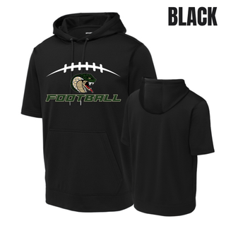 Jackson Heights Cobras End Zone Fleece Short Sleeve Hooded Pullover product image 2