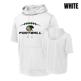 Jackson Heights Cobras End Zone Fleece Short Sleeve Hooded Pullover product image 3