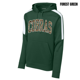 Jackson Heights Cobras Fan Favorite Hoodie color options Forest Green and Black