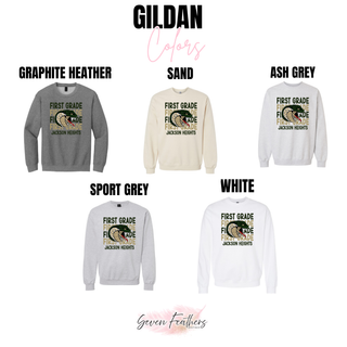 Jackson Heights Cobras First Grade Stacked Top - Gildan colors