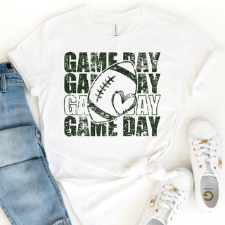 Jackson Heights Cobras Football Game Day Top with distressed stacked lettering