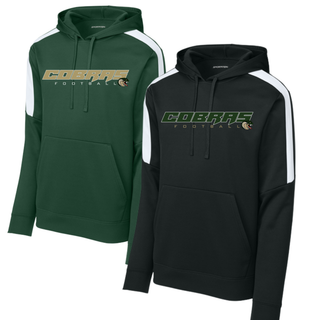 Jackson Heights Cobras Football logo Fan Favorite hoodie