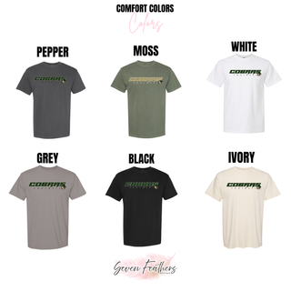 Jackson Heights Cobras Football Logo garment-dyed top options