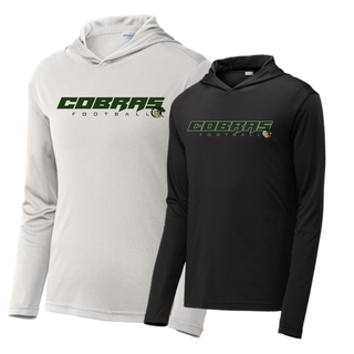Jackson Heights Cobras Football logo PosiCharge Competitor hoodie