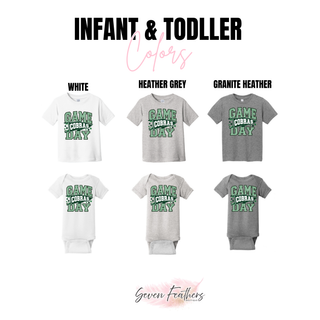 Jackson Heights Cobras Game Day Pennant Top infant and toddler color options