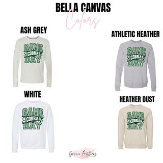 Jackson Heights Cobras Game Day Pennant Top Bella Canvas color options