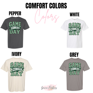 Jackson Heights Cobras Game Day Pennant Top Comfort Colors color options