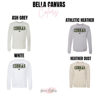 Bella Canvas color options for Jackson Heights Cobras Grandma top
