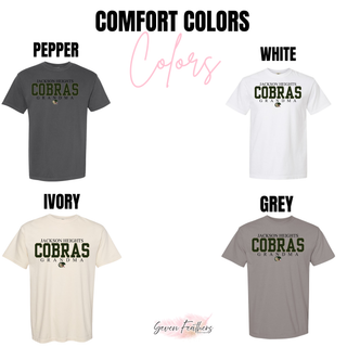 Comfort Colors color options for Jackson Heights Cobras Grandma top