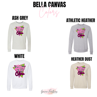 Jackson Heights Cobras Great Day Top Bella Canvas color options: Ash Grey, Athletic Heather, White, Heather Dust