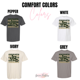Jackson Heights Cobras Kindergarten Stacked Top - Comfort Colors options