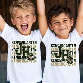 Jackson Heights Cobras Kindergarten Stacked Top - modeled photo