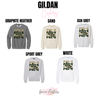 Jackson Heights Cobras Pre-K Stacked Top - Gildan colors