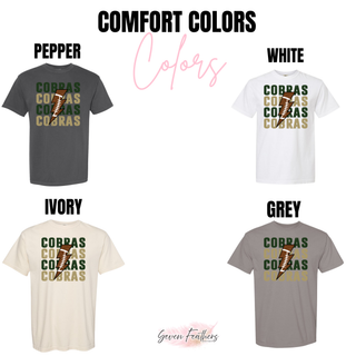 Jackson Heights Cobras Repeat Football Bolt apparel product image 5