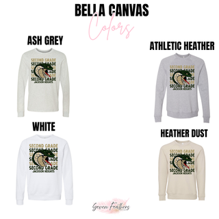 Jackson Heights Cobras Second Grade Stacked Top - Bella Canvas colors
