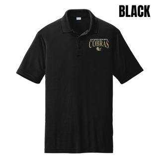 Jackson Heights Cobras Team Arch PosiCharge Competitor Polo in Black