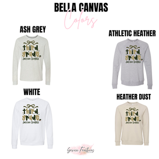 Jackson Heights Cobras Third Grade Bow Top available in Bella Canvas Ash Grey, Athletic Heather, White, and Heather Dust colors
