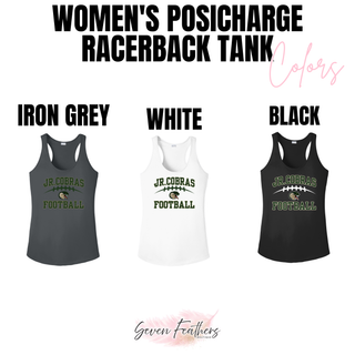 Jackson Heights Jr. Cobras Victory Arch women’s PosiCharge racerback tank color options