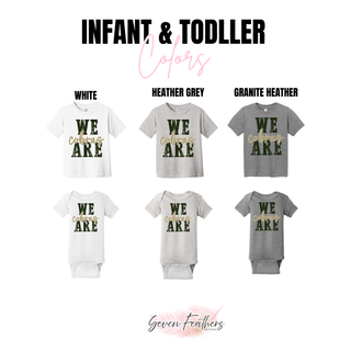 Infant and toddler color options for Jackson Heights We Are Cobras top