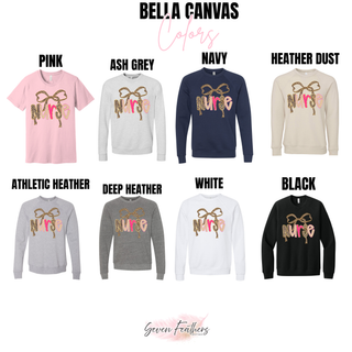 leopard-bow-nurse-graphic-top-bella-canvas-pink-ash-grey-navy-heather-dust-athletic-heather-deep-heather-white-black
