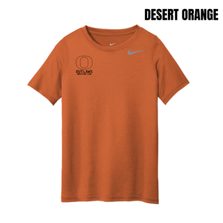 Ogden Outlaws Wrestling Club pocket logo youth rLegend tee in Desert Orange