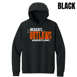 Ogden's Outlaws Wrestling Arrow Men's Dri-FIT Primary Hoodie in Black