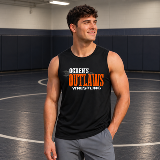 Ogden's Outlaws Wrestling Arrow Men's PosiCharge Competitor Tank in Black