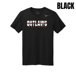 Ogden's Outlaws Wrestling Clinch Men's rLegend Tee - Black