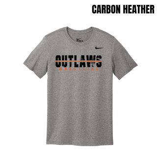 Ogden's Outlaws Wrestling Clinch Men's rLegend Tee - Carbon Heather