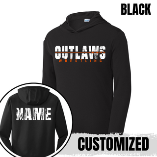 Ogden's Outlaws Wrestling Clinch PosiCharge Competitor Hoodie - Iron Grey