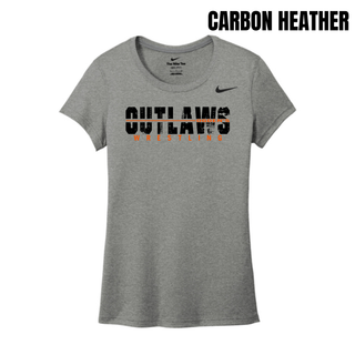 Ogden's Outlaws Wrestling Clinch Women's rLegend Tee - Carbon Heather