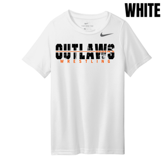 Ogden's Outlaws Wrestling Clinch Youth rLegend Tee - White
