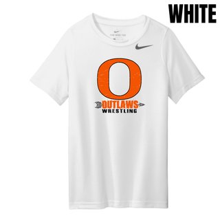 Ogden's Outlaws Wrestling Distressed O Youth rLegend Tee in White
