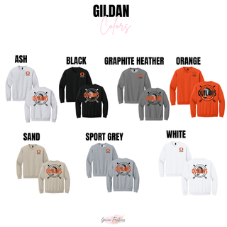 Ogden's Outlaws Wrestling Dreamcatcher classic front and back graphic top color options