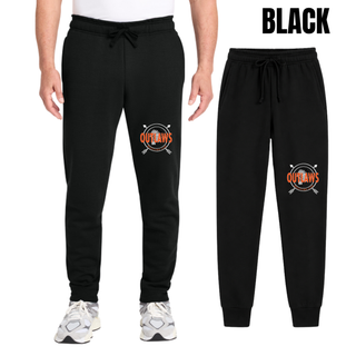 Ogden's Outlaws Wrestling Dreamcatcher Core Fleece Joggers in black, front view