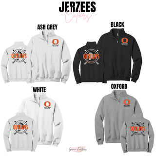 Ogden's Outlaws Wrestling Dreamcatcher Front & Back Fleece Quarter-Zip color options