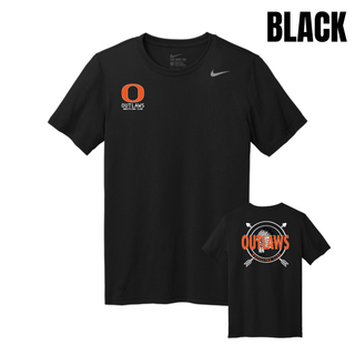 Ogden's Outlaws Wrestling Dreamcatcher Front & Back Men's rLegend Tee in Black