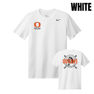 Ogden's Outlaws Wrestling Dreamcatcher Front & Back Men's rLegend Tee in White