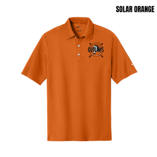 Ogden's Outlaws Wrestling Dreamcatcher Tech Sport Dri-FIT Polo in Solar Orange