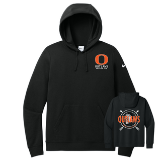 Ogden's Outlaws Wrestling Dreamcatcher Women's Club Fleece Pullover Hoodie in Black
