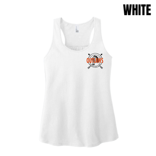 Ogden's Outlaws Wrestling Dreamcatcher Women's Racerback Tank in white