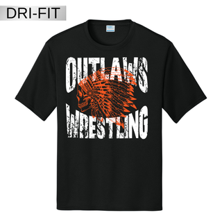 Ogden's Outlaws Wrestling Mat Brawler Dri-Fit Performance Tee - Black