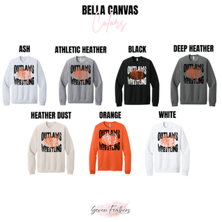 Ogden's Outlaws Wrestling Mat Brawler Top - Bella Canvas Colors