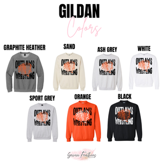 Ogden's Outlaws Wrestling Mat Brawler Top - Gildan Colors