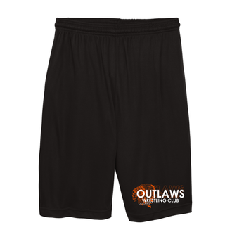 Ogden's Outlaws Wrestling Original Cooling Performance Shorts - Black