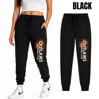 Ogden's Outlaws Wrestling Original Core Fleece Joggers - Black Women's