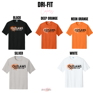 Ogden's Outlaws Wrestling Original Dri-Fit Performance Tee - Color Options